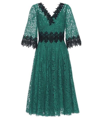Dolce & Gabbana Lace Midi Dress