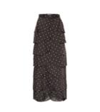 Rejina Pyo Flounced Polka-dot Maxi Skirt