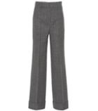Khaite Wide-leg Tweed Pants