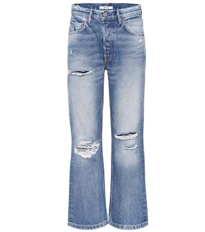 Grlfrnd Linda Cropped High-waisted Jeans