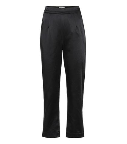 Isa Arfen Cropped Satin Trousers