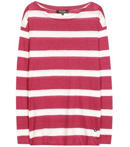 Loro Piana Striped Linen Top