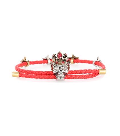 Prada Queen Leather Bracelet