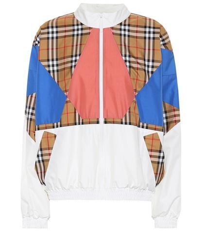 Burberry Vintage Check Silk Jacket