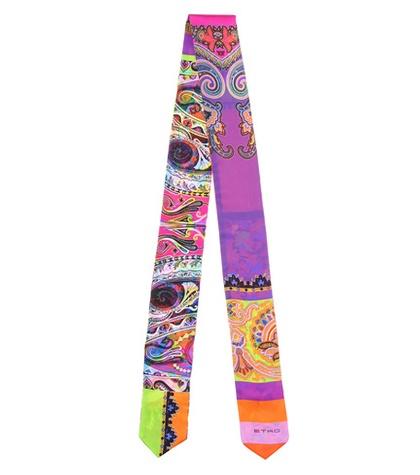 Victoria Beckham Printed Silk Scarf
