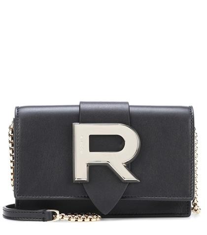 Off-white Embellished Leather Crossbody