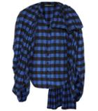 Y/project Wool-blend Checked Flannel Top