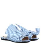N21 Striped Slip-on Sandals