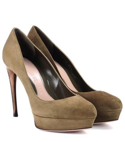 Nicholas Kirkwood Suede Plateau Pumps