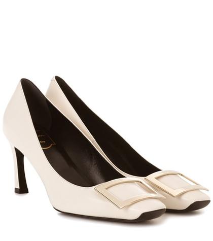 Dodo Bar Or Belle Vivier Trompette Leather Pumps