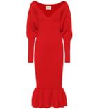 Stella Mccartney The Ina Merino Wool Midi Dress