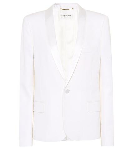 Saint Laurent Virgin Wool Blazer