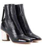 Carolina Herrera Leather Ankle Boots