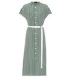 Jimmy Choo Isaac Deck Chair Striped Silk Dress