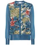 Bottega Veneta Printed Silk Cardigan