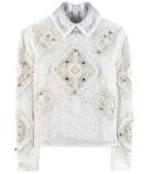 Tod's Tundra Embellished Crochet Lace Top