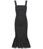 Dolce & Gabbana Polka-dot Stretch Cotton-twill Dress