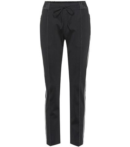 Valentino Vltn Jersey Straight Pants