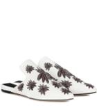 Sanayi 313 Embroidered Canvas Mules