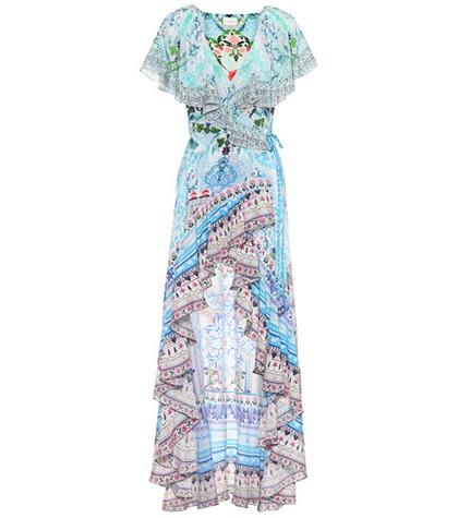 Camilla Embellished Silk Dress