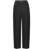 Acne Studios Milli High-rise Cropped Wool-blend Trousers