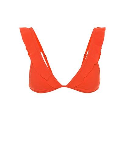 Mcq Alexander Mcqueen Flounce Bikini Top