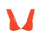 Mcq Alexander Mcqueen Flounce Bikini Top