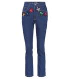 Alexander Mcqueen Attico Sequinned High-waisted Jeans