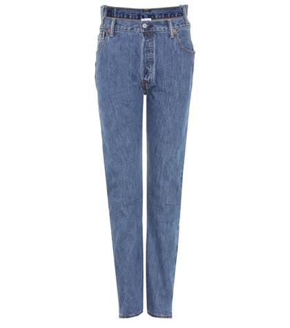 Miu Miu X Levi's® High-waisted Reworked Denim Jeans