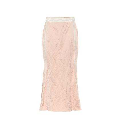 Brock Collection Lace-trimmed Midi Skirt