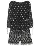 Valentino Moonbeams Embroidered Cotton Dress