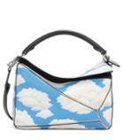 Roger Vivier Puzzle Printed Leather Shoulder Bag