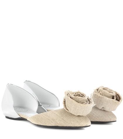 J.w.anderson Rose N'roll Embellished Ballerinas