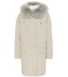 Yves Salomon - Army Fur-trimmed Cotton Parka Coat