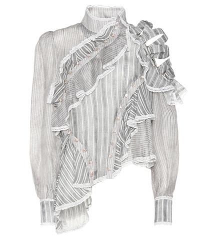 Zimmermann Silk And Linen Blouse