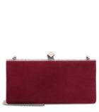 Brunello Cucinelli Celeste Crystal-embellished Suede Clutch