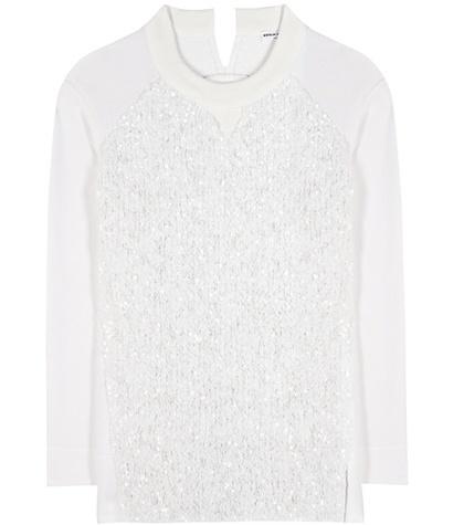 Sonia Rykiel Embellished Cotton Sweater