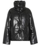 Nanushka Hide Faux Leather Puffer Jacket