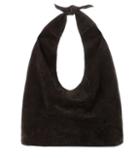 Coach Bindle Knot Suede Shoulder Bag