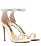 Christian Louboutin Embellished Satin Sandals