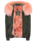 Paige Fur-trimmed Bomber Jacket