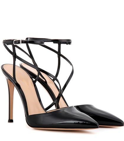 Gianvito Rossi Carlyle Patent Leather Pumps