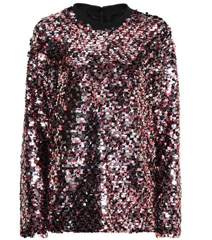 Mcq Alexander Mcqueen Sequinned Top