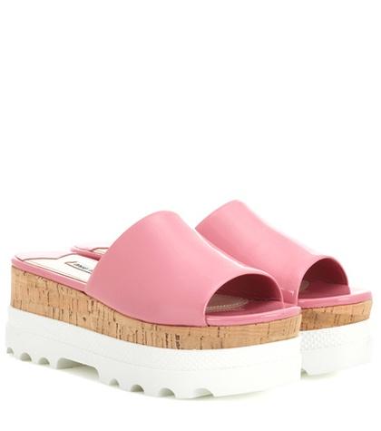 Dorothee Schumacher Patent Leather Platform Sandals