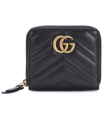 Acne Studios Gg Marmont Matelassé Leather Wallet