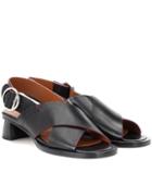 Rochas Leather Sandals