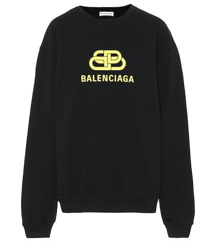 Balenciaga Bb Cotton Sweatshirt