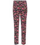 Dolce & Gabbana Floral-printed Crêpe Trousers