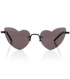 Saint Laurent New Wave Lou Lou 254 Heart-frame Sunglasses