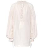 Saint Laurent Cotton And Silk Blouse